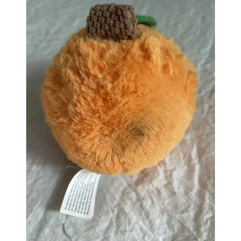 Scentsy Bitty Buddy Pumpkin Jack-o-lantern Halloween Orange Plush Stuffed 3”